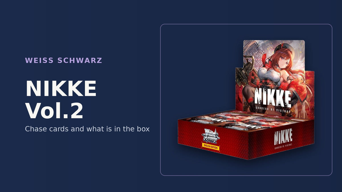 Weiss Schwarz GODDESS OF VICTORY: NIKKE Vol.2 English booster box banner