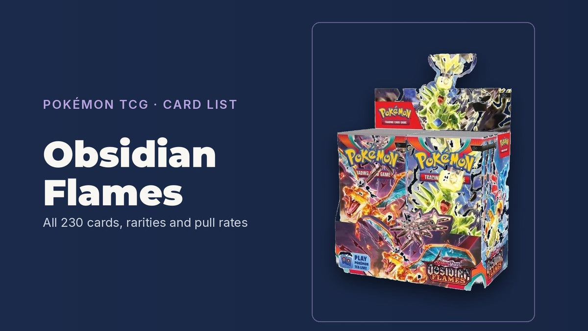 Pokémon TCG Scarlet & Violet Obsidian Flames full card list