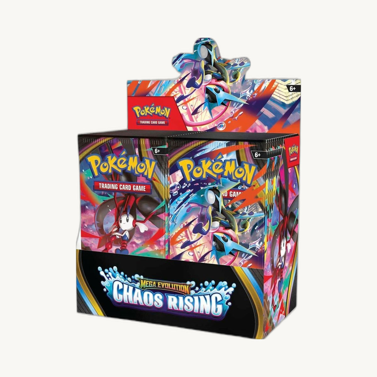 Pokémon TCG: Mega Evolution - Chaos Rising Booster Box - front sealed view