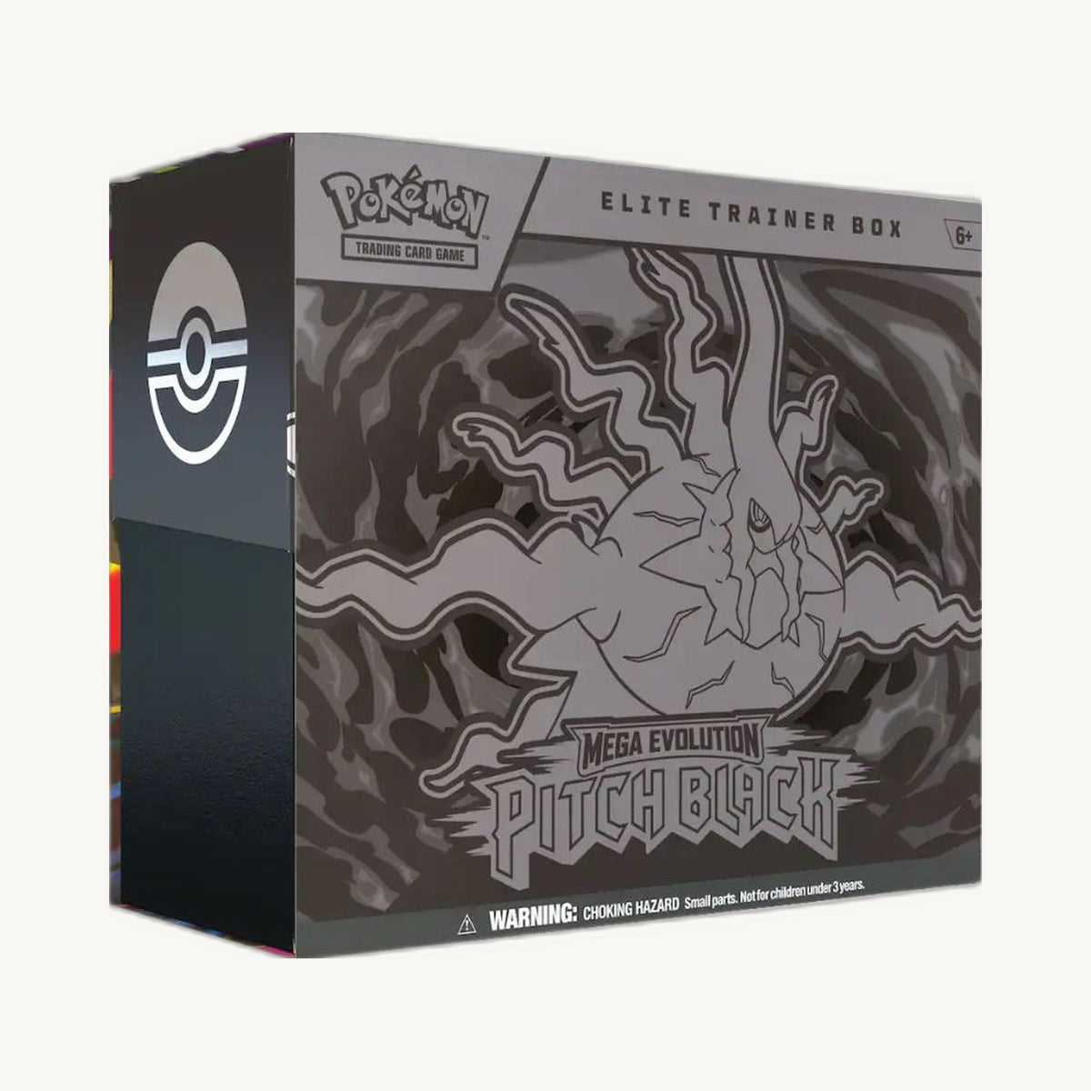 Pokémon TCG: Mega Evolution - Pitch Black Elite Trainer Box - front sealed view