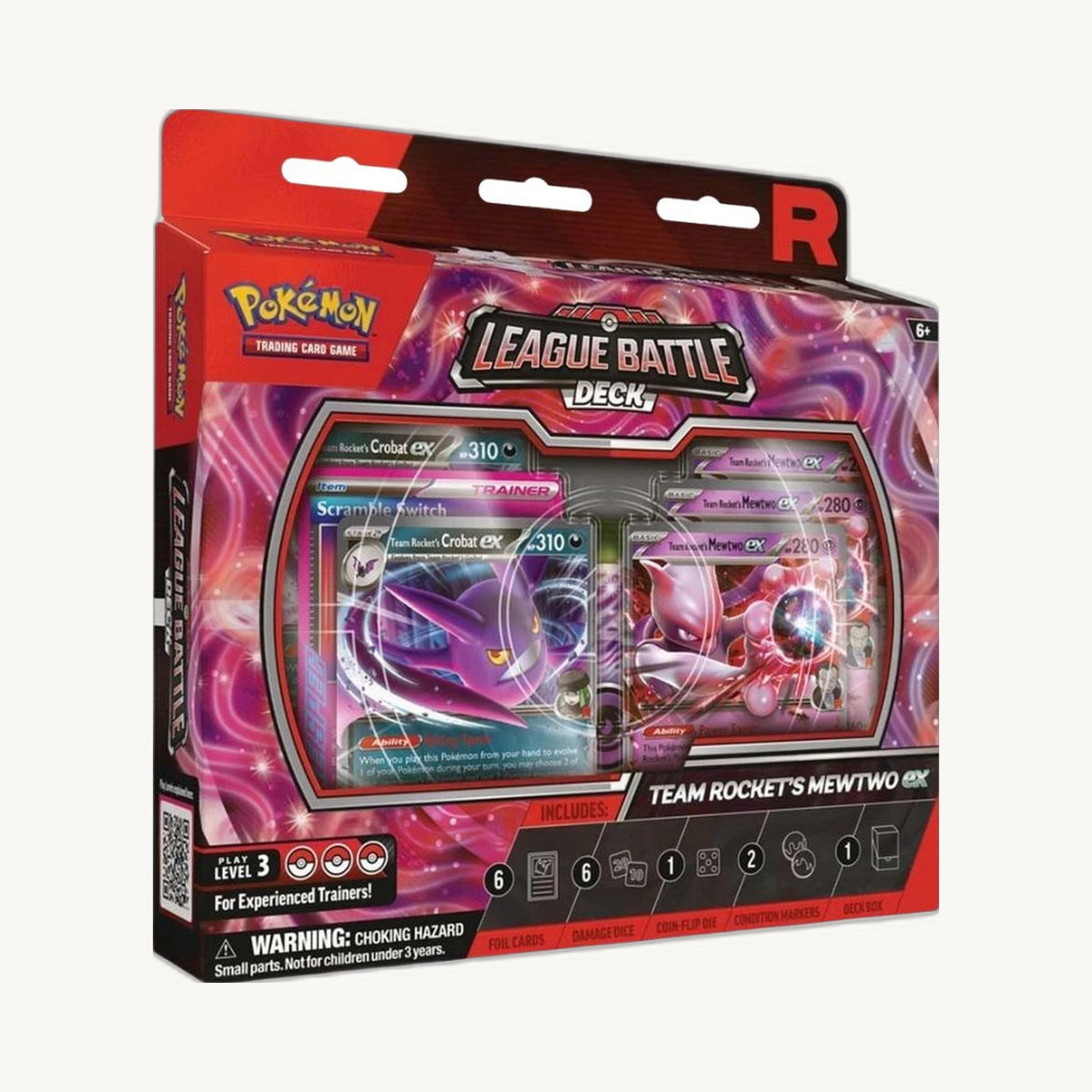 Pokémon TCG: Team Rocket's Mewtwo ex League Battle Deck - front sealed view