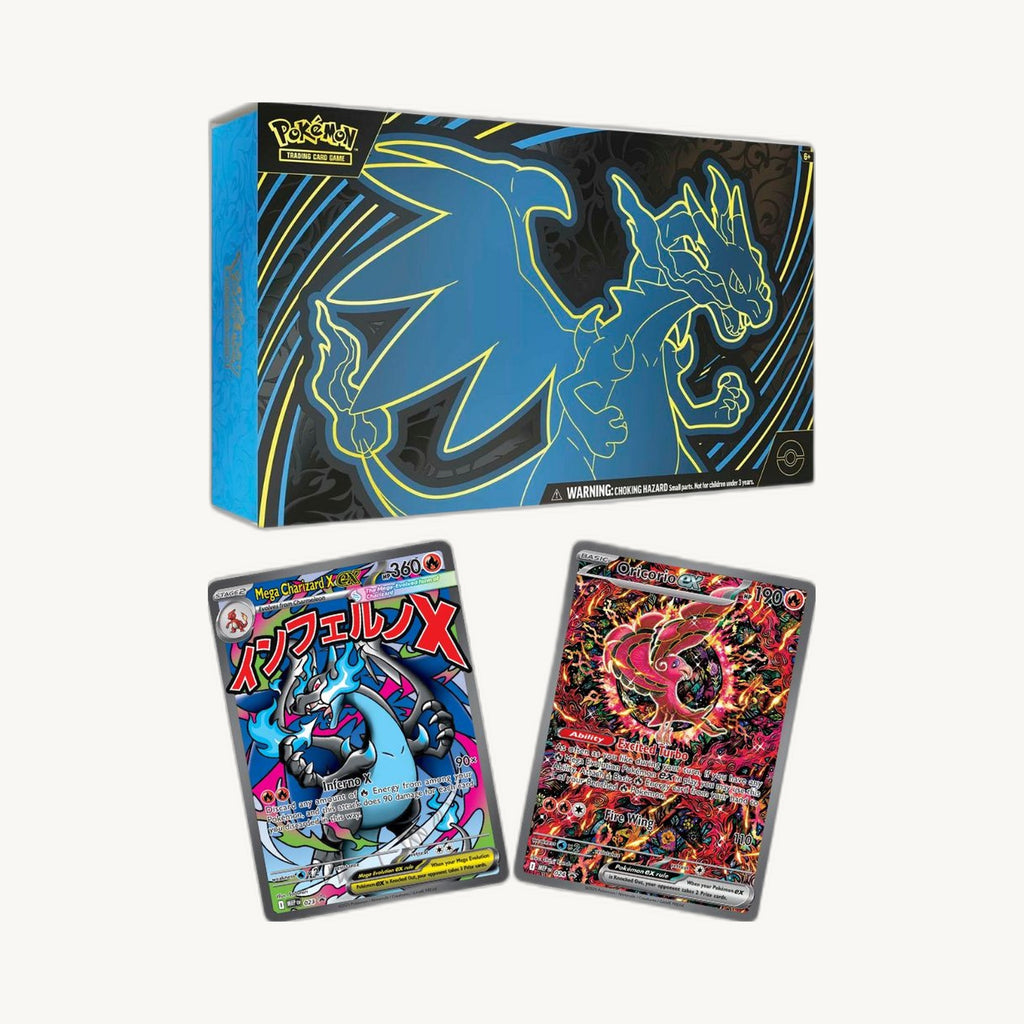 Pokémon TCG: Mega Evolution - Phantasmal Flames Mega Charizard X ex Ultra Premium Collection - front sealed view
