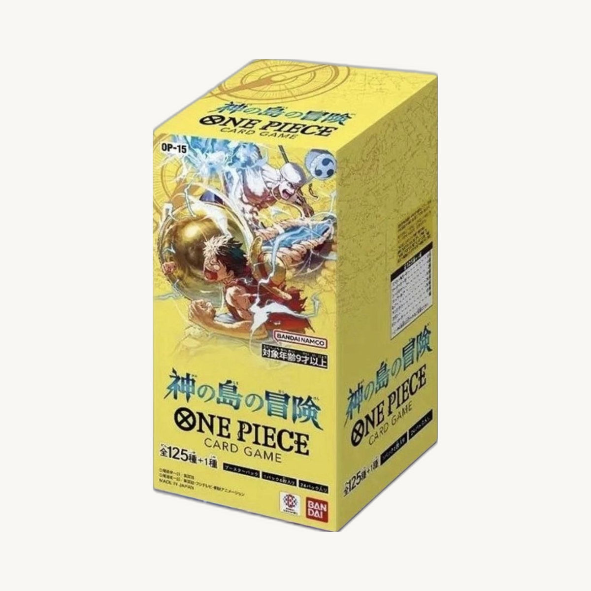 One Piece Card Game: Adventure on Kami's Island Booster Box (OP-15) - Japanese - front sealed view