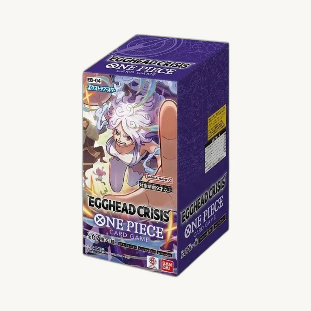 One Piece Card Game: Egghead Crisis Booster Box (EB-04) - Japanese - front sealed view