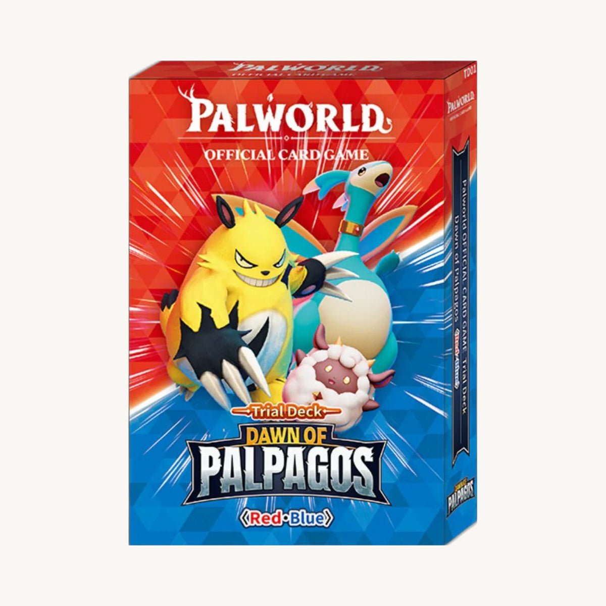 Palworld OCG: Dawn of Palpagos Red・Blue Trial Deck - front sealed view