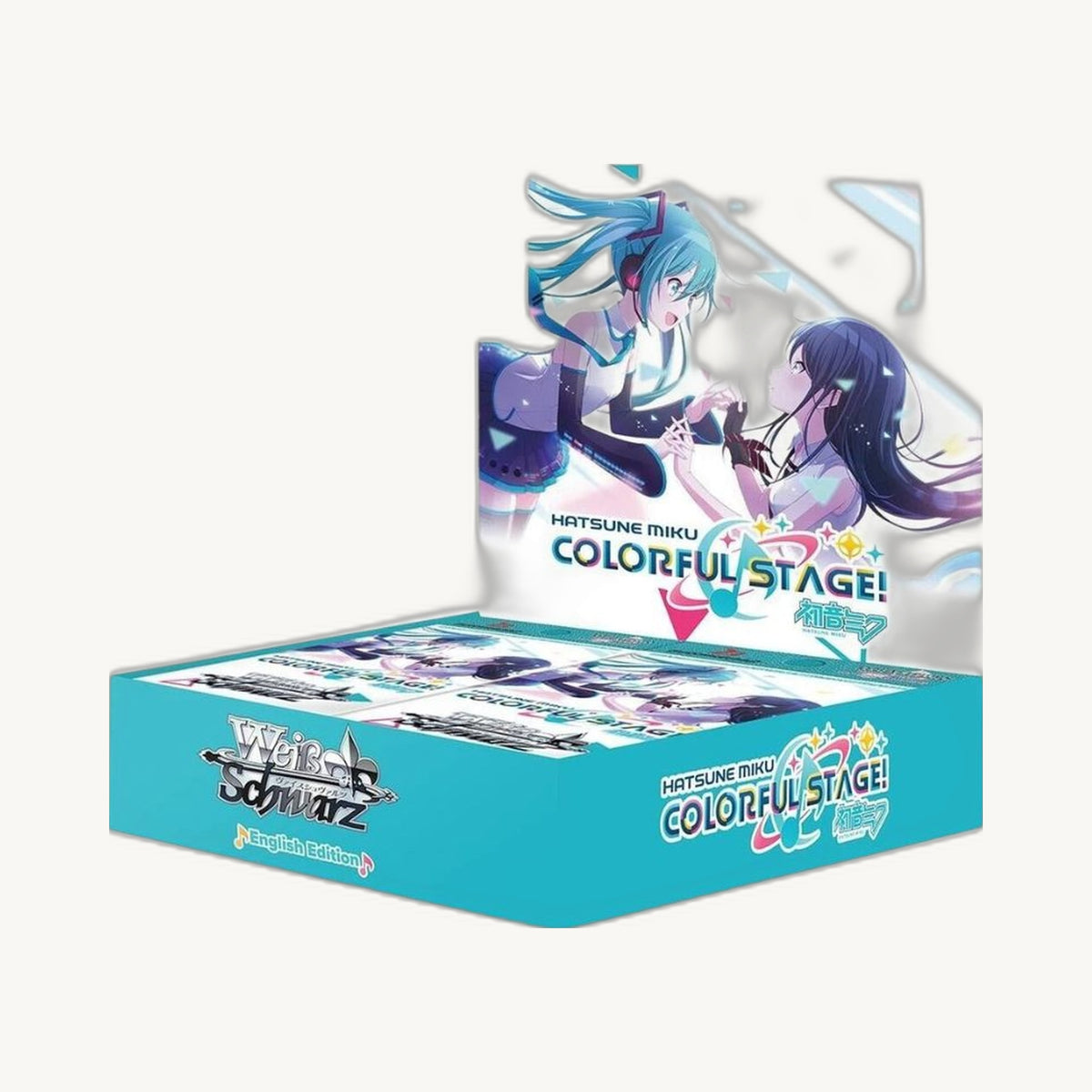 Weiss Schwarz: Hatsune Miku COLORFUL STAGE! Booster Box - front sealed view
