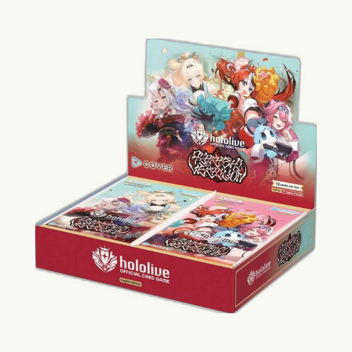 Hololive OCG: Ayakashi Vermillion Case - front sealed view