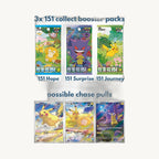 Pokémon TCG: Collect 151 First Partner Display Set - Simplified Chinese - back view
