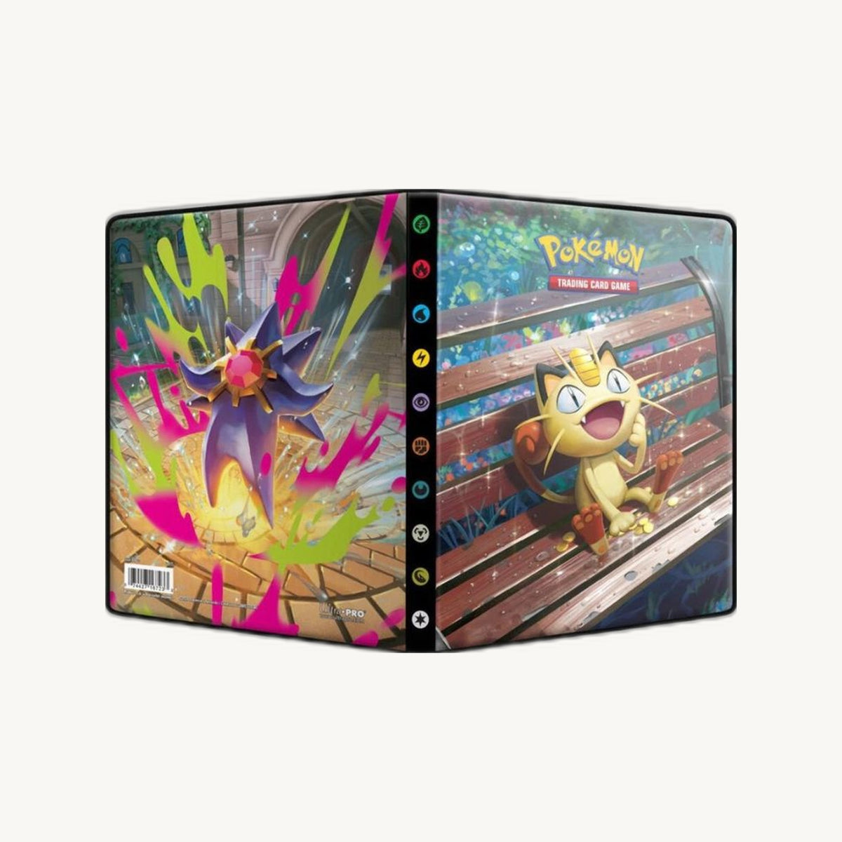 Ultra Pro: 4-Pocket Portfolio Meowth Binder - back view