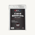 BCW: Standard Clear Sleeves (500ct) - front view
