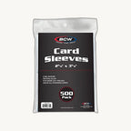 BCW: Standard Clear Sleeves (500ct) - front view