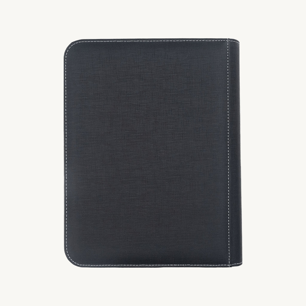 Ultra Pro: 4-Pocket Toploader Zippered Premium Binder - back view