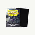 Dragon Shield: Classic Sleeves (100ct) - Black - front view