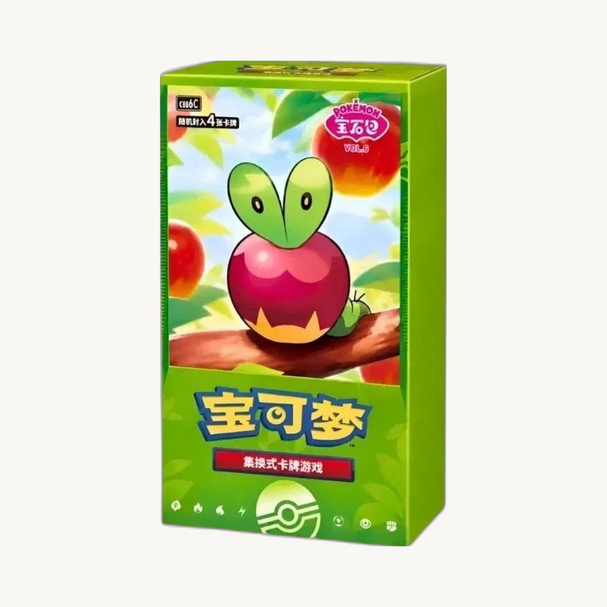 Pokémon TCG: Gem Pack Vol 6 Booster Box - Simplified Chinese - front sealed view