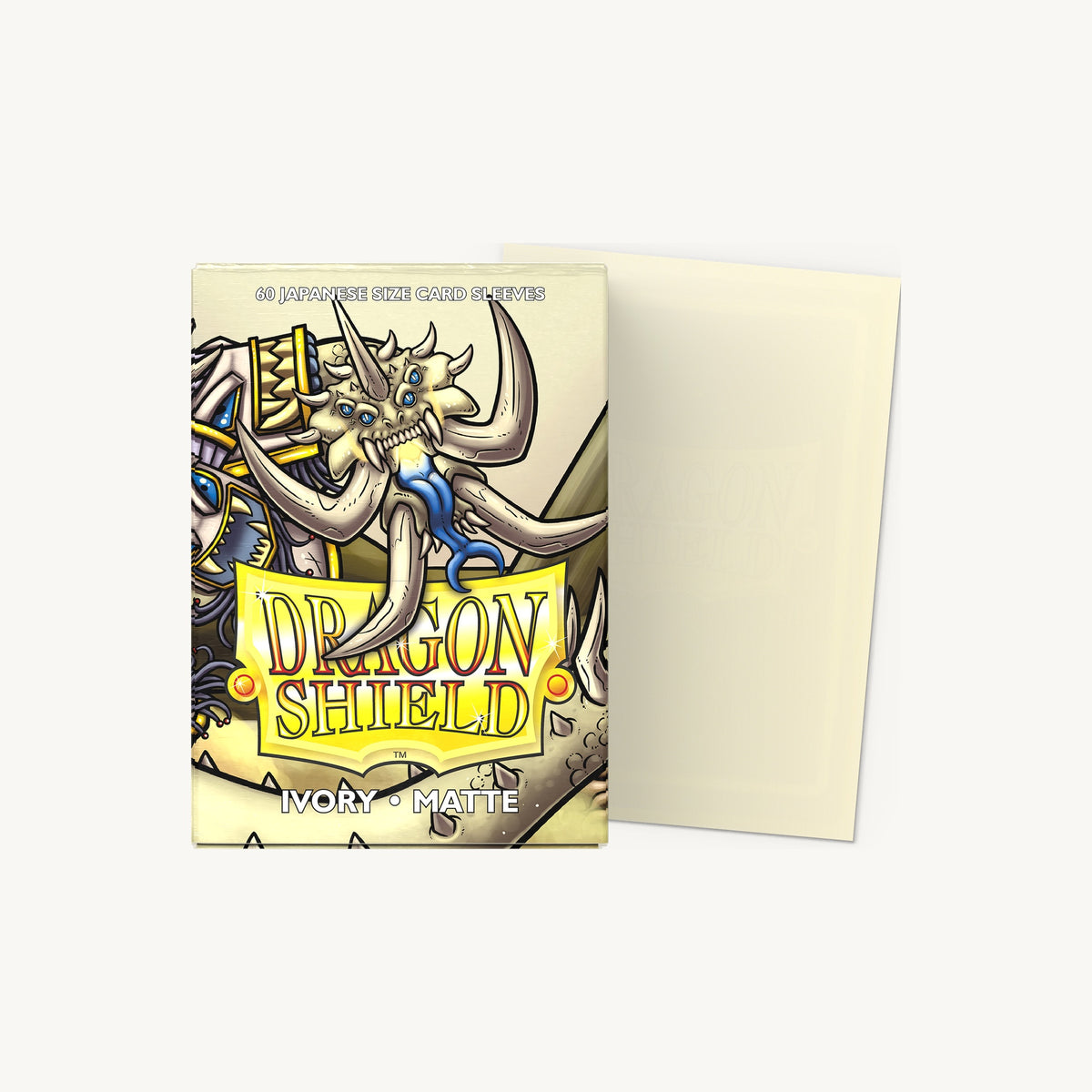 Dragon Shield: Matte Sleeves (100ct) - Ivory - front view
