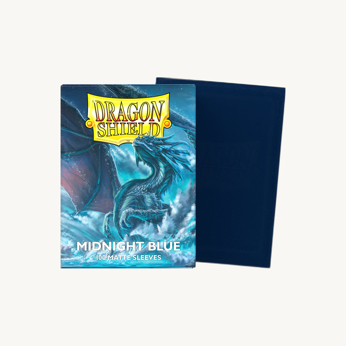 Dragon Shield: Matte Sleeves (100ct) - Midnight Blue - front view