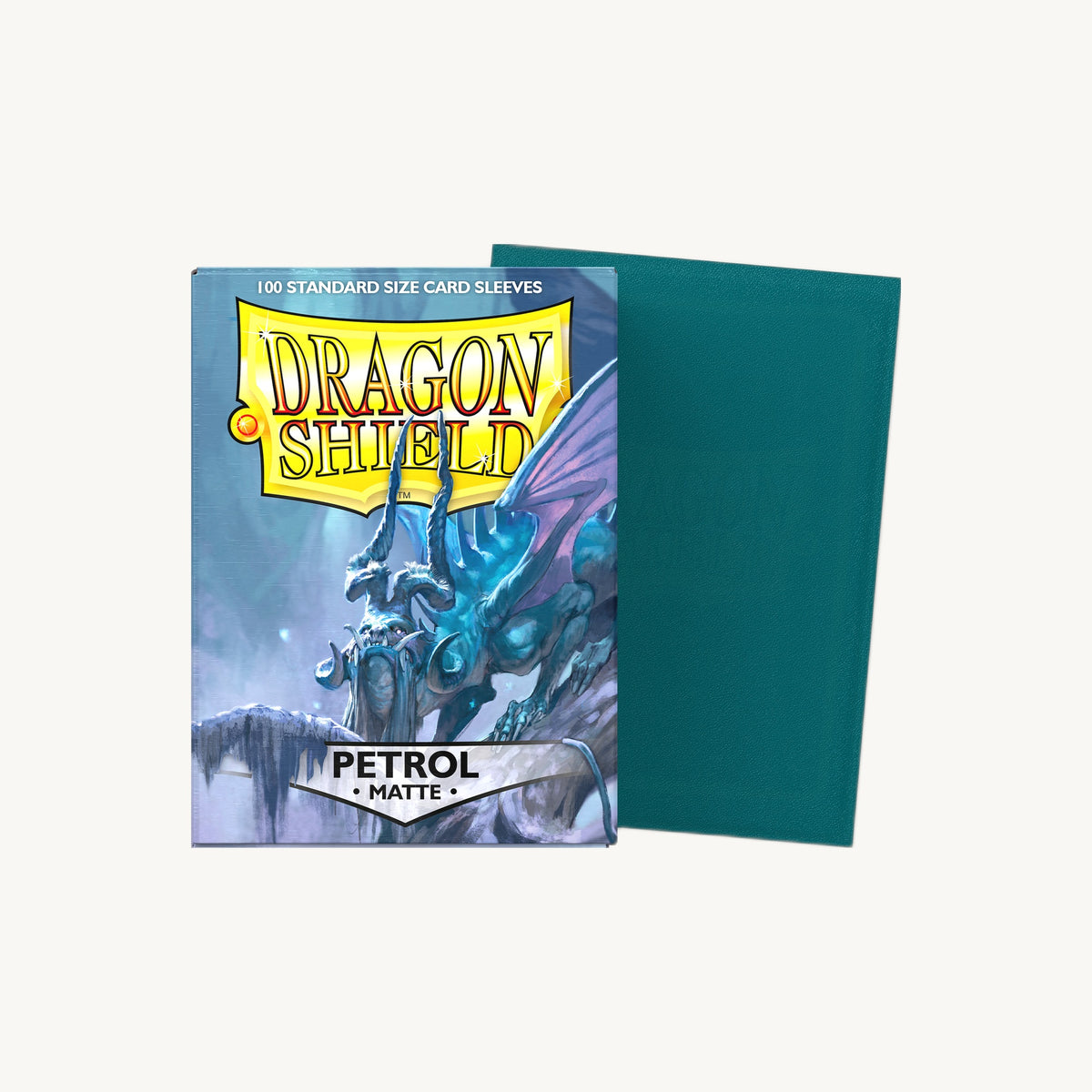 Dragon Shield: Matte Sleeves (100ct) - Petrol - front view