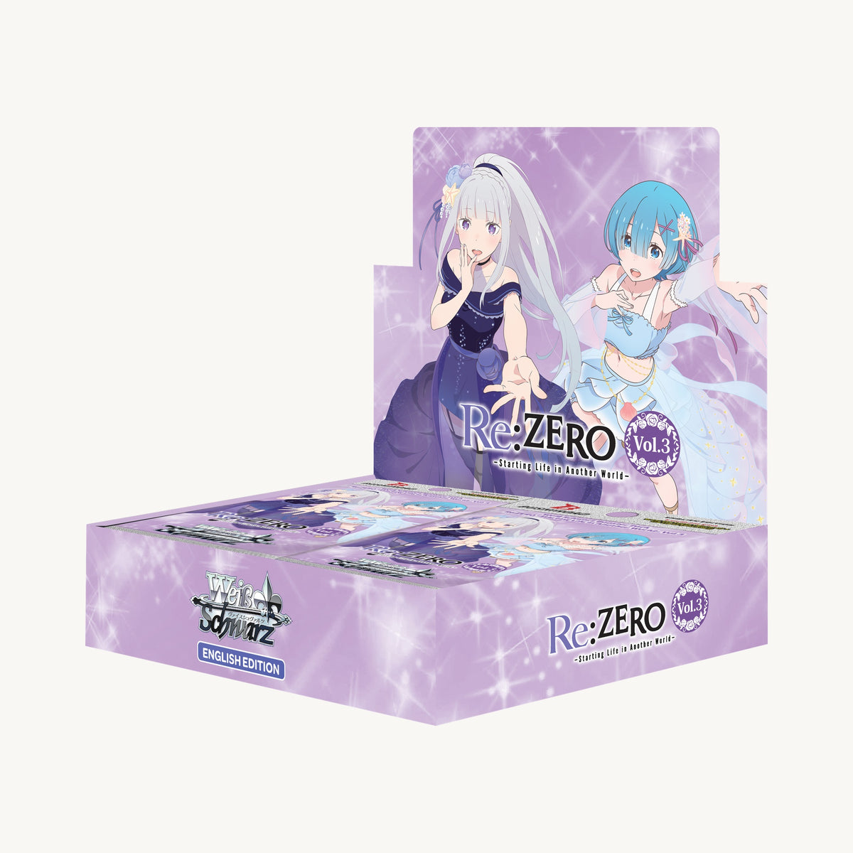Weiss Schwarz - Re:ZERO -Starting Life in Another World- Vol.3 Booster Box - front sealed view
