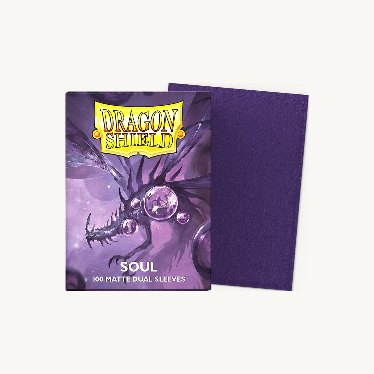Dragon Shield: Dual Matte Sleeves (100ct) - Soul - front view