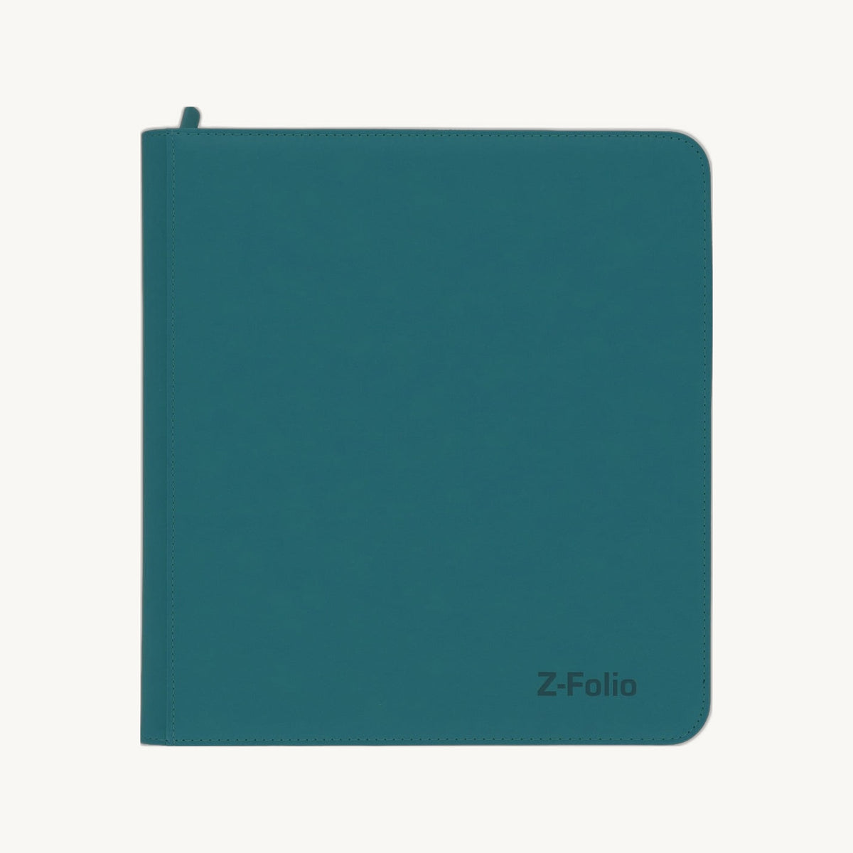 BCW: Zipper Folio 12-Pocket LX Album - Teal - front view