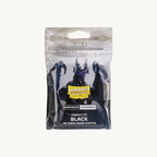 Dragon Shield: Perfect Fit Thick Black Sleeves (100ct) - front view