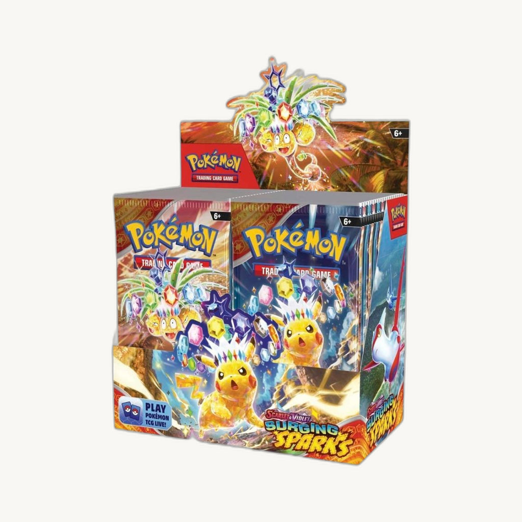 Pokémon TCG: Scarlet & Violet - Surging Sparks Booster Box - front sealed view