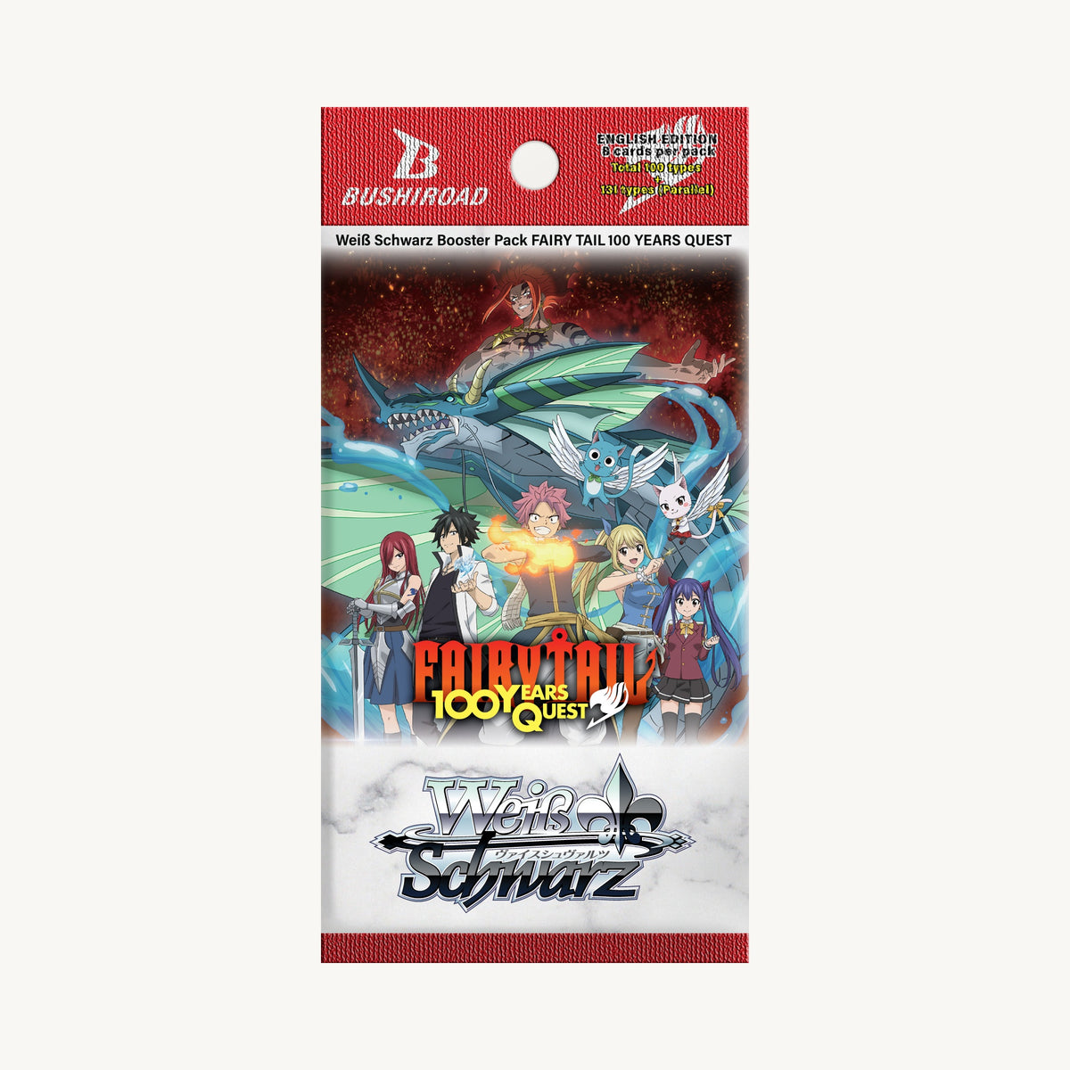 Weiss Schwarz: Fairy Tail 100 Years Quest Booster Box - pack contents