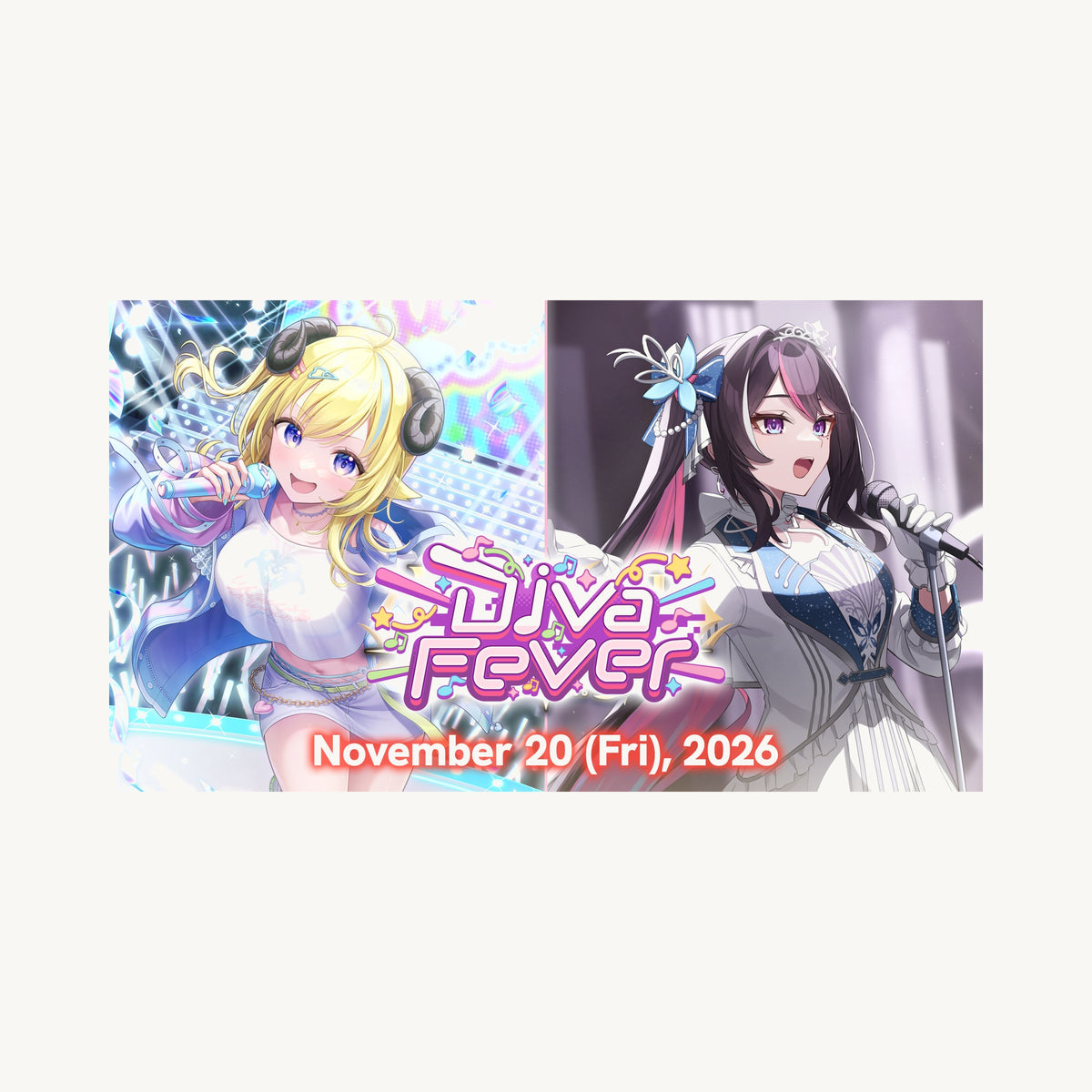 Hololive Official Card Game: Diva Fever - set key art