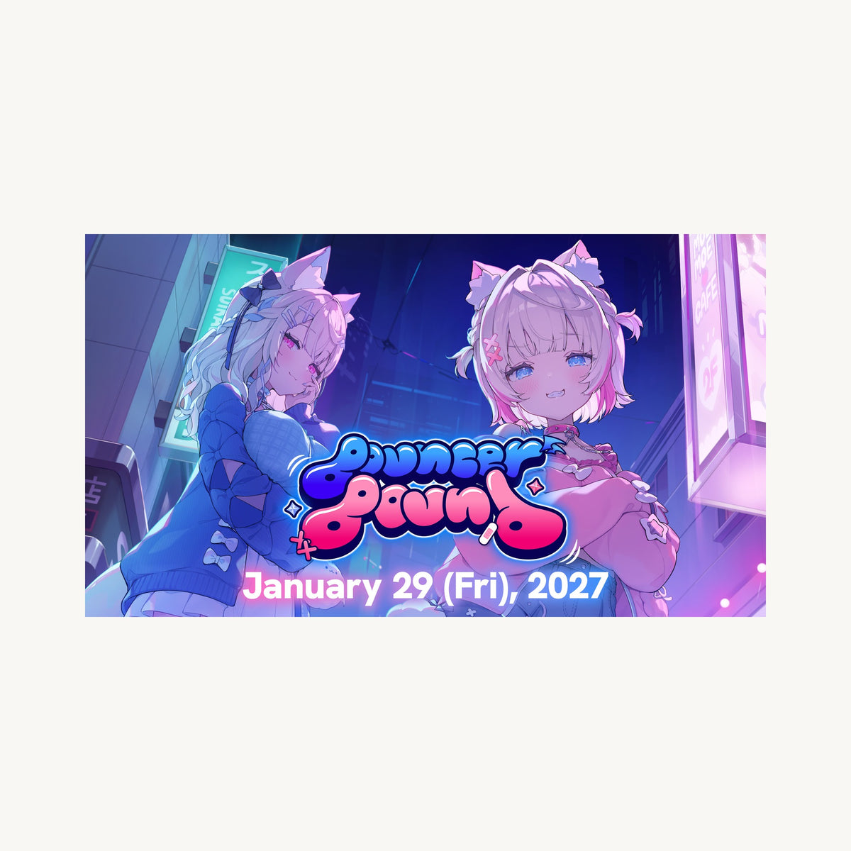 Hololive Official Card Game: Bouncer Bound Booster Box - set key art