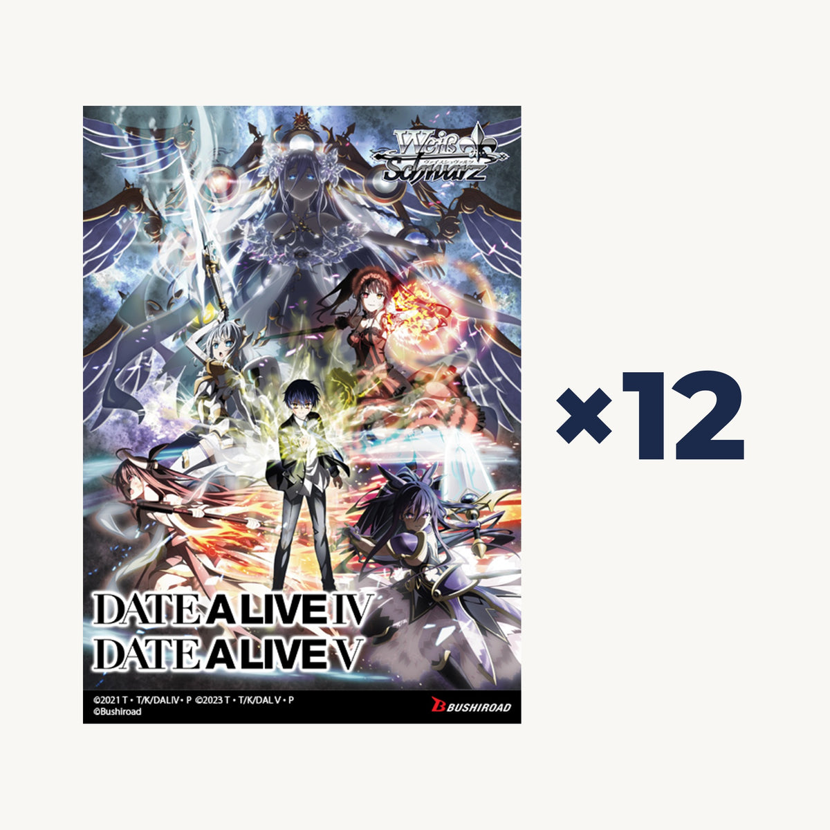 Weiss Schwarz: Date A Live Vol.3 Case - booster pack artwork, case of 12 booster boxes